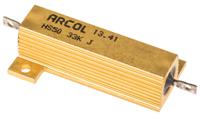 hs50-33k-j Arcol, 33kΩ 50W Wire Wound Chassis Mount Resistor HS50 33K J ±5%