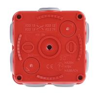 0-920-15 Legrand Polypropylene Square Adaptable Box, 80mm x 80mm x 45mm, with 7 Knockouts