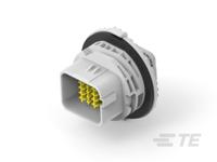 1-2350891-2 TE Connectivity, NTSEAL Automotive Connector Socket Panel Mount 20 Way, Solder Termination