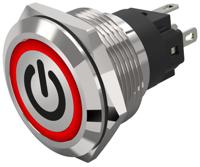 82-61511114b002 EAO 82 Series Illuminated Illuminated Push Button Switch, Momentary, Panel Mount, 22.3mm Cutout, SPDT, Red LED, 240V,