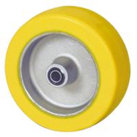 idg100x35-8 Tente Yellow Silicone Rubber Corrosion Resistant, Self Lubricating Bushing Trolley Wheel, 160kg