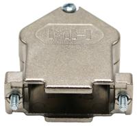 mhdu45zk15-k MH Connectors MHDU45 Series Zinc Angled D Sub Backshell, 15 Way, Strain Relief