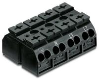 862-1504 WAGO 862 Series Terminal Strip, 4-Way, 32A, 20 → 12 AWG, Wire, Push-In Cage Clamp Termination