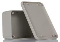 rl6225 Hammond RL Series Grey ABS General Purpose Enclosure, IP54, Flanged, Grey Lid, 50 x 80 x 125mm