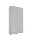 5840600 Rittal SE Series Sheet Steel Double-Door-Door Floor Standing Enclosure, Opaque Door, IP55, 1800 x 1000 x 400mm