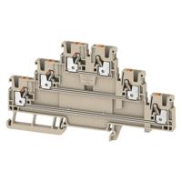 2428510000 Weidmüller Din Rail Terminal, 0.5 → 2.5mm², 3-Level, Clamp Termination