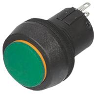 76-9712439088g ITW Switches 76-97 Series Push Button Switch, Latching, Panel Mount, 22mm Cutout, SPDT, 250V ac, IP67