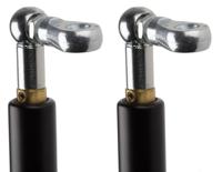 ssv1080800004 Camloc Steel Gas Strut, with Ball & Socket Joint, 660.0mm Extended Length, 300.0mm Stroke Length