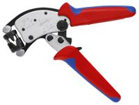 97-53-19 Knipex 97 Hand Ratcheting Crimp Tool for Bootlace Ferrule, 0,14 → 10mm² Wire