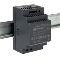 ddr-60l-12 MEAN WELL DDR-60 DC-DC Converter, 12V dc/ 5A Output, 60W, DIN Rail Mount, +85°C Max Temp -40°C Min Temp