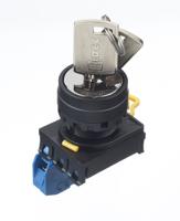 yw1k-2ae10 Idec IP65 Key Switch, SPST 2-Way