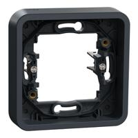 mur34108 Schneider Electric Mureva Styl Grey ABS Back Boxes, IP55,  Surface Mount, 1 Gangs, 84 x 44 x 84mm