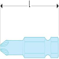 ed601t Facom Screwdriver Bit, PZ1 Tip
