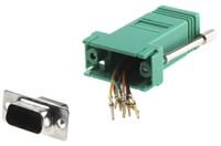 314-8183 RS PRO D Sub Adapter Male 9 Way D-Sub to Female RJ45