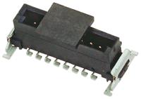 214018-214018-e ERNI MiniBridge Series Straight Surface PCB Header, 6 Contact(s), 1.27 mm Pitch, 1 Row, Shrouded