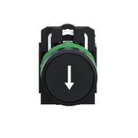 xb5aa3351 Schneider Electric Harmony XB5 Series Push Button, Panel Mount, 22mm Cutout, SPST, IP66, IP67, IP69(IP69K)