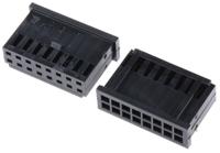 280366 TE Connectivity, AMPMODU MOD II Female Connector Housing, 2.54mm Pitch, 16 Way, 2 Row