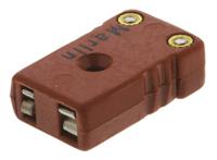370-6723 RS PRO Miniature Thermocouple Connector for Use with Type K Thermocouple, RoHS Compliant Standard