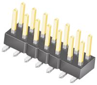 tsm-107-02-l-dv Samtec TSM Series Straight Surface Pin Header, 14 Contact(s), 2.54 mm Pitch, 2 Row, Unshrouded