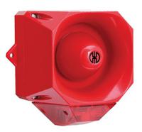 44101055 Werma 441 Series Red Sounder Beacon, 9 → 60 V, IP65, Wall Mount, 105dB at 1 Metre