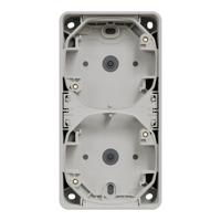 mur39912 Schneider Electric White 2 Gang Plug Socket, Indoor, Outdoor Use