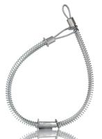 362-7709 RS PRO 540mm Long Galvanised Steel Hose Whipcheck, 1/2in Hose Size Compatibility