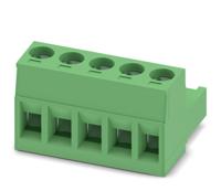 1754504 Phoenix Contact, 5mm Pitch, MSTB 2.5/ 5-ST, 5 Way, , Pluggable Terminal Block, Plug, Plug-In, Screw Termination,