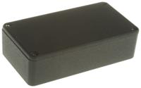 1590bbk Hammond 1590 Series Black Die Cast Aluminium Enclosure, IP54, Black Lid, 112 x 60 x 31mm