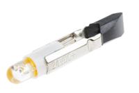 204-221 RS PRO Yellow LED Indicator Lamp, 24V ac/dc, Telephone Slide Base, 5.5mm Diameter, 300mcd