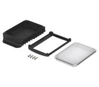 48334351hmt2 Bopla BoVersa Series Black, Transparent Polycarbonate General Purpose Enclosure, 216 x 120 x 55.5mm