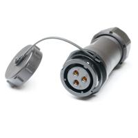 304-757 RS PRO Industrial Circular Connector, 3 Contacts, In-Line Cable Mount, SY21 Connector, Socket, Female, IP67, SY21 Series