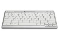 bneu950wv2uk Bakker Elkhuizen BNEU950WUK Wireless Bluetooth Compact Keyboard, QWERTY (UK), Grey, White