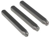 251-700 RS PRO 4mm x 9 Piece Engraving Punch Set, (0 → 8)