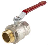 733-5252 RS PRO Brass Full Bore, 2 Way, Ball Valve, Threaded, BSPP 38.1mm, 40 → 30bar Operating Pressure