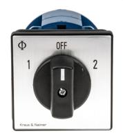c42a211gba001e Kraus & Naimer, DP 3 Position Double Throw Cam Switch, 63A