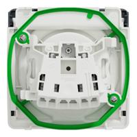 mur36133 Schneider Electric Mureva Styl Grey 1 Gang Plug Socket, 2P+E Poles, 16A, Type E - French, Outdoor Use