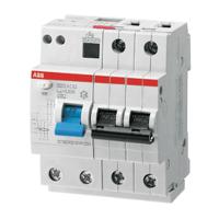 2csr252001r1164-d-ds202-ac-c16003 ABB RCBO, 16A Current Rating, 2P Poles, Type C