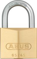 6545-ka-6451 ABUS Key Weatherproof Brass Padlock, 7mm Shackle, 45mm Body
