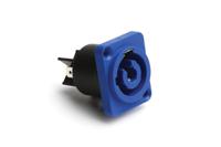 hp-3-md Amphenol Industrial, HP IP54 Blue Panel Mount 3P Power Connector Plug, Rated At 25A, 250 V No