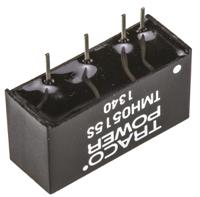 tmh-0515s TRACOPOWER TMH DC-DC Converter, 15V dc/ 130mA Output, 4.5 → 5.5 V dc Input, 2W, Through Hole, +85°C Max Temp