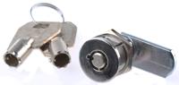 4322-0100ba Euro-Locks a Lowe & Fletcher group Company Tumbler Lock, 21.2mm Panel-to-Tongue, 19.2 x 16mm Cutout, Key Unlock