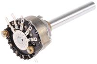 ra01c04bssms0x Lorlin, 4 Position 3PST Rotary Switch, 1 A @ 12 V, Solder