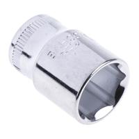 6700sz-12 Bahco 1/4 in Drive 1/2in Standard Socket, 6 point, 24.7 mm Overall Length