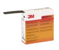 te100042056-85824 3M Halogen Free Heat Shrink Tubing, Black 6mm Sleeve Dia. x 10m Length 3:1 Ratio, HSR 3000 Series