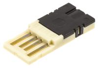 2040305-1 TE Connectivity, Cable Mount, Plug- Single Port Type A 2.0 USB Connector