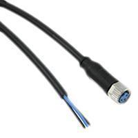 1-2273001-1 TE Connectivity Female 3 way M8 to Unterminated Free End Sensor Actuator Cable, 1.5 m