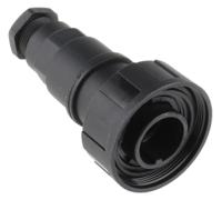 px0728p Bulgin Circular Connector, 9 Contacts, Cable, Standard Connector, Plug, Male, IP68, IP69K, Standard Buccaneer Series