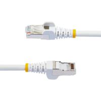 nlwh-1m-cat6a-patch StarTech.com, 1m Cat6a, White RJ45 to Male RJ45 Male, Braid Shielded, Terminated