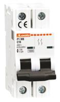 p1mb2pb20 Lovato ModuLo P1MB MCB, 2P, 20A Curve B, 230V AC, 80V DC, 10 kA Breaking Capacity