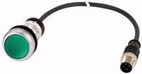 181625-c22-dl-g-k10-24-p3 Eaton C22 Series Illuminated Push Button, Panel Mount, 22mm Cutout, SPST, IP67, IP69K
